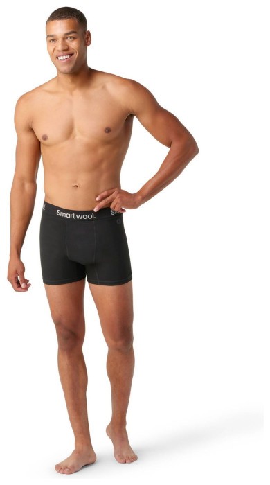 Мужские трусы Smartwool Men's Active Boxer Brief Boxed, Black, S