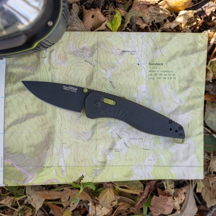 Раскладной нож SOG Aegis AT, Black/Moss