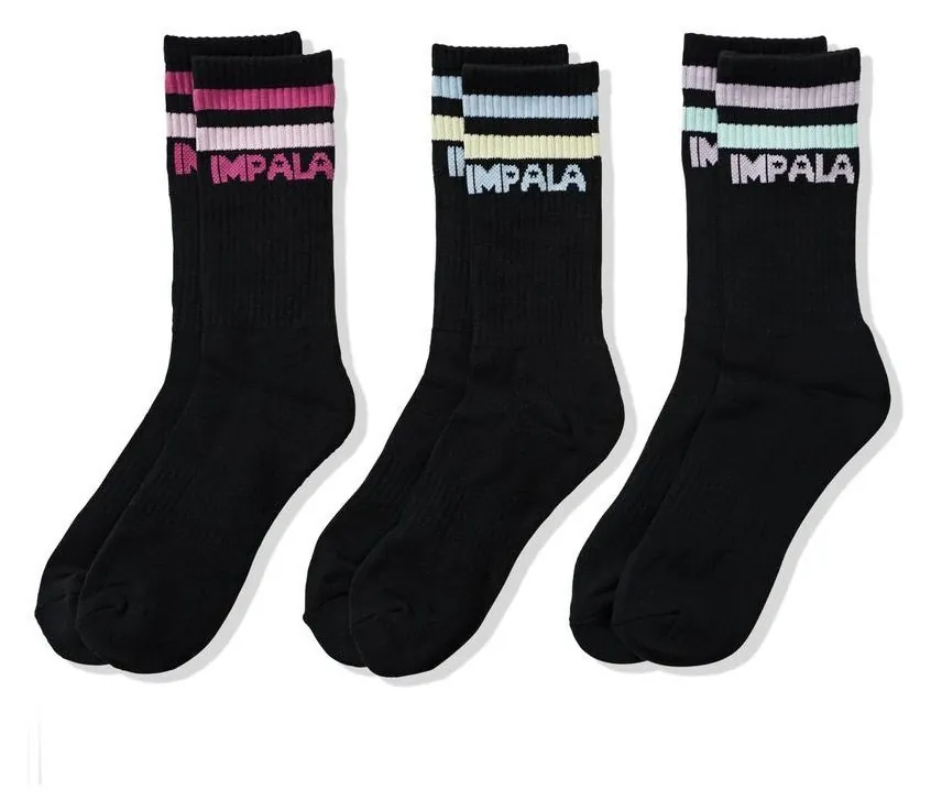 Impala шкарпетки Stripe 37-41EU - BLACK (37-41)