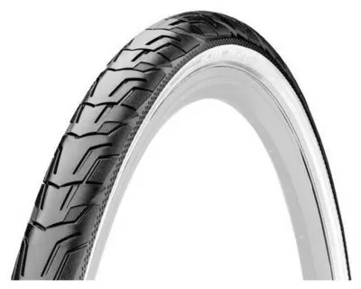 Покришка Continental Ride City 28 x 1.60 | 700 x 42C черно-біла світловідбиваюча нескладна