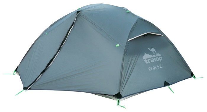 Намет Tramp Cloud 2 Si світло-сірий, укр, укр