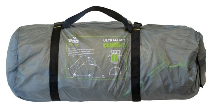 Намет Tramp Cloud 2 Si світло-сірий, укр, укр