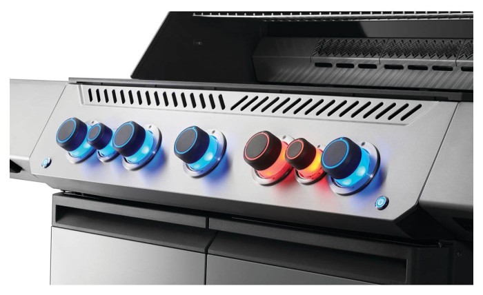 Газовый гриль Napoleon Prestige P 650 с боковой конфоркой Sizzle Zone и вертилем (69632) нерж сталь P665VRSIBPSS-RC