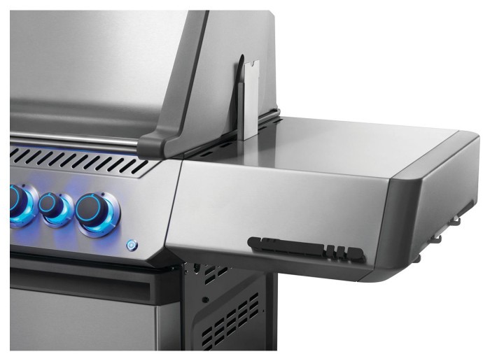 Газовый гриль Napoleon Prestige P 650 с боковой конфоркой Sizzle Zone и вертилем (69632) нерж сталь P665VRSIBPSS-RC