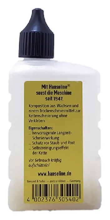 Мастило для ланцюга Hanseline Chain Wax, 100мл (парафінова)