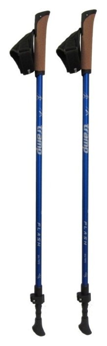 Палки для скандинавской ходьбы Tramp Flash Alu 7075 синие (пара) Палки для скандинавской ходьбы Tramp Flash Alu 7075 синие (пара)