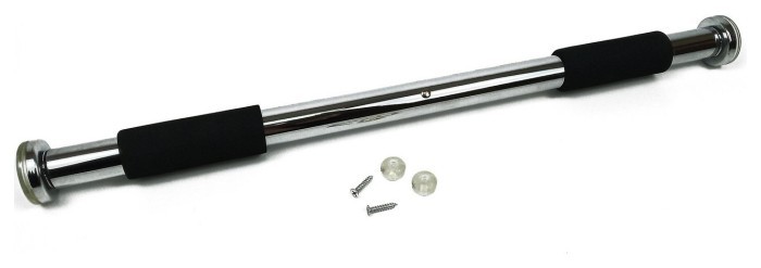 Раздвижной распорный турник EasyFit 63-100 см Хром