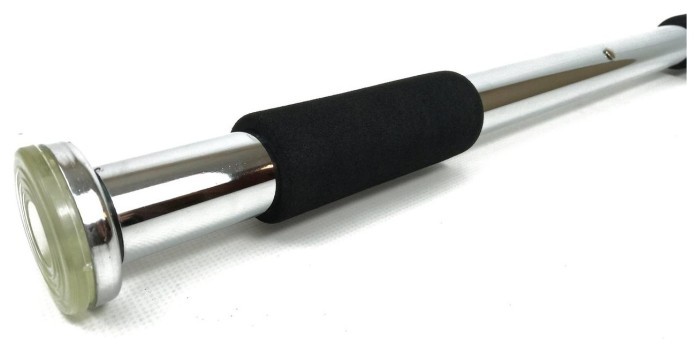 Раздвижной распорный турник EasyFit 63-100 см Хром