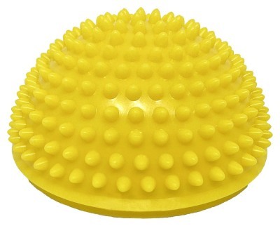 Півсфера масажна кіндербол EasyFit 16 см м'яка жовта