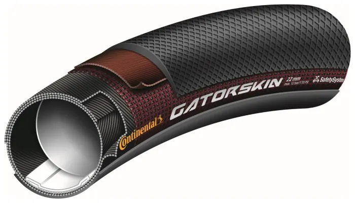 Покришка Continental Gatorskin, 27x1 1/4, 32-630, Чорна, не складна, PolyX Breaker, Skin, 440гр.