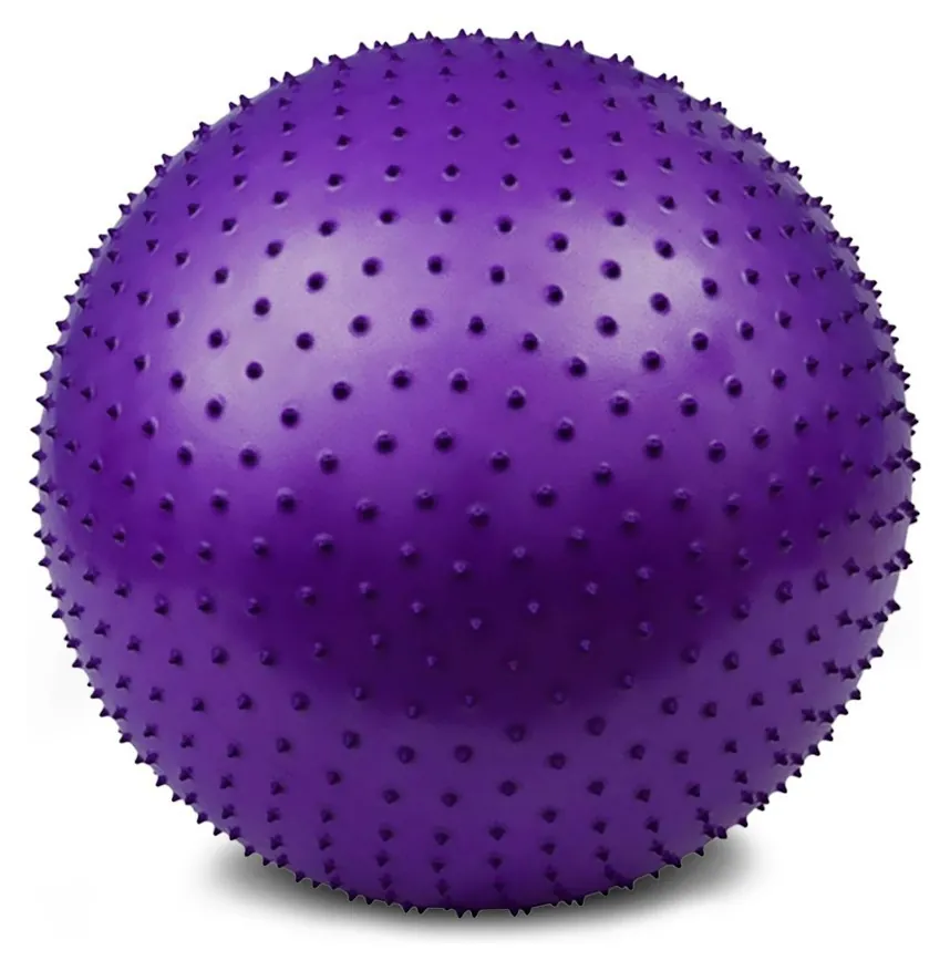 М'яч для фітнесу EasyFit 65 см фіолетовий (фітбол масажний) (EFIT_EF-3015-V)