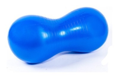 Мяч фитнес IronMaster, арахис, (45*90см), синий