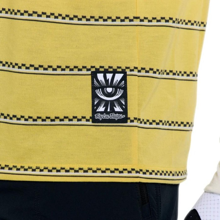 Джерси TLD SKYLINE FAKIE RIDE LS TEE; STRIPE [BUTTER] XL