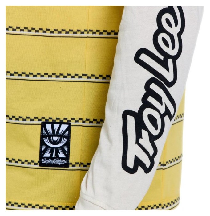 Джерси TLD SKYLINE FAKIE RIDE LS TEE; STRIPE [BUTTER] XL