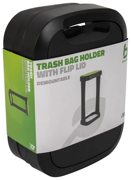 Корзина для мусора складная Bo-Camp Flip Lid 120L Black (6315225)