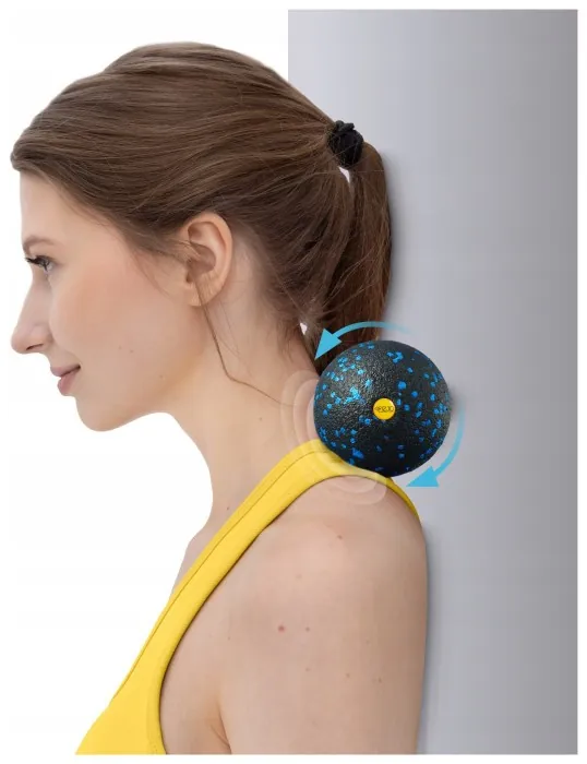 Массажный мяч 4FIZJO EPP Ball 12 Black/Blue (P-5907222931288)