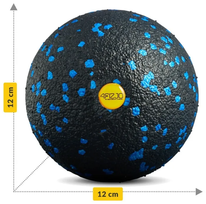 Массажный мяч 4FIZJO EPP Ball 12 Black/Blue (P-5907222931288)
