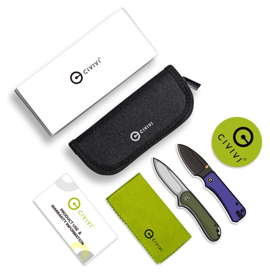 Ніж складаний Civivi Baby Banter Cuibourtia Wood C19068SB-2, укр, укр