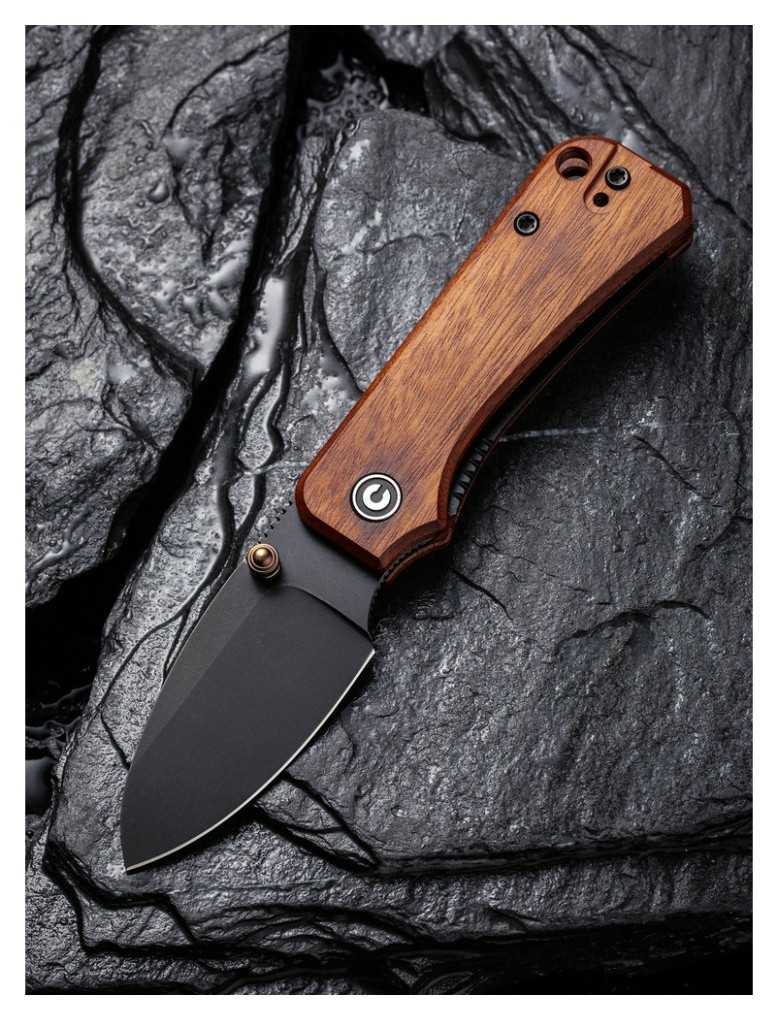 Ніж складаний Civivi Baby Banter Cuibourtia Wood C19068SB-2, укр, укр