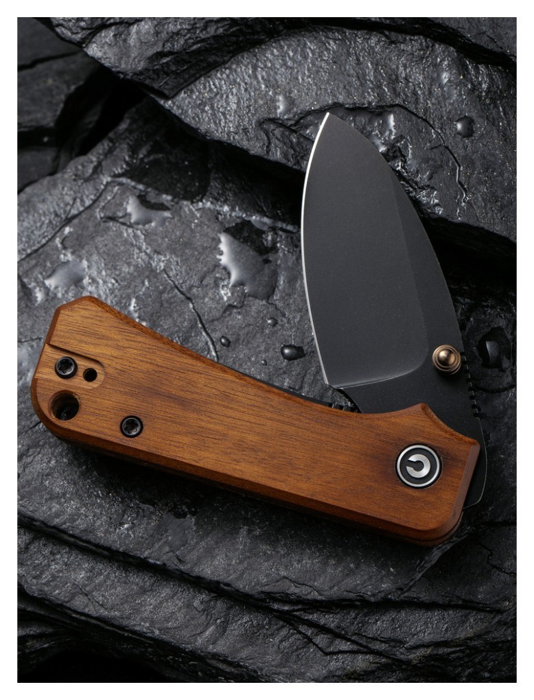 Ніж складаний Civivi Baby Banter Cuibourtia Wood C19068SB-2, укр, укр
