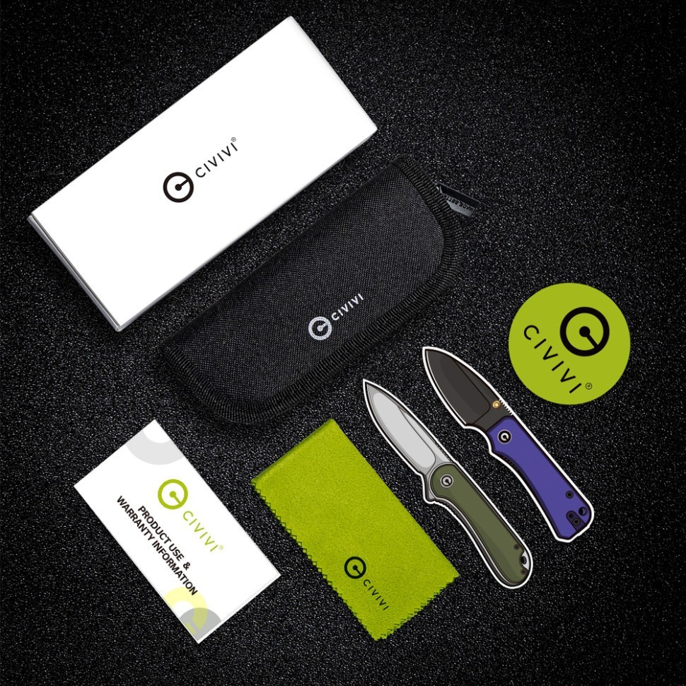 Ніж складаний Civivi Baby Banter Cuibourtia Wood C19068SB-2, укр, укр