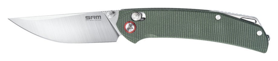 Ніж складаний SRM Asika 411L-MG, зелений