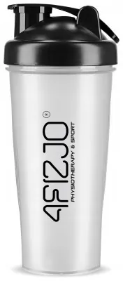 Шейкер спортивный 4FIZJO PRO 650 мл White/Black (P-5905973407007)