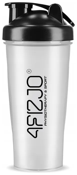 Шейкер спортивный 4FIZJO PRO 650 мл White/Black (P-5905973407007)