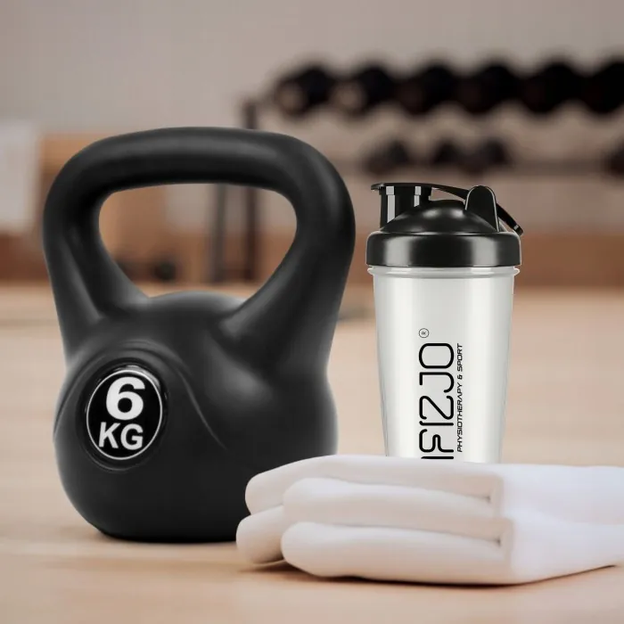 Шейкер спортивный 4FIZJO PRO 650 мл White/Black (P-5905973407007)