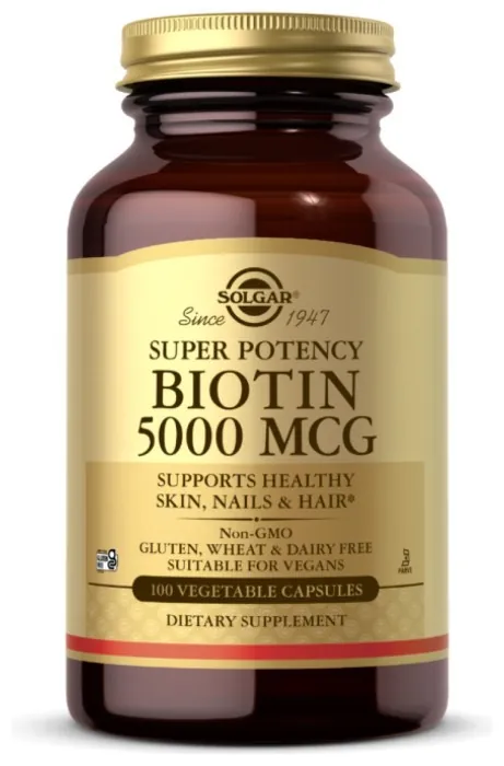 Biotin 5000mcg - 100 vcaps