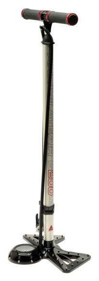 Насос для велосипеда Axiom ANNIHILATEAIR G200LE Silver/black (177399-01) V, укр