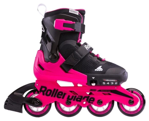 Ролики детские Rollerblade Microblade G Black Neon Pink, укр