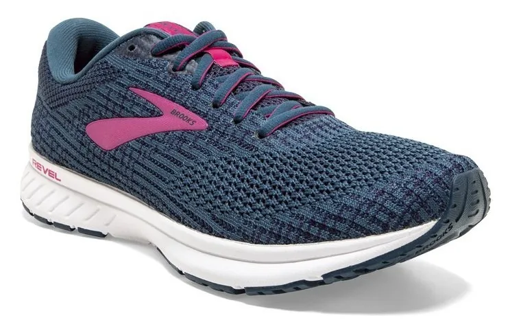 Кросівки жіночі Brooks REVEL 3 W 36.5 (6.0US) Blue/navy/beetroot (1203021B490) (260мм blue/navy/beetroot)