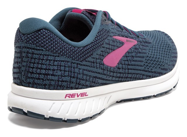 Кроссовки женские Brooks REVEL 3 W 36.5 (6.0US) Blue/navy/beetroot (1203021B490)