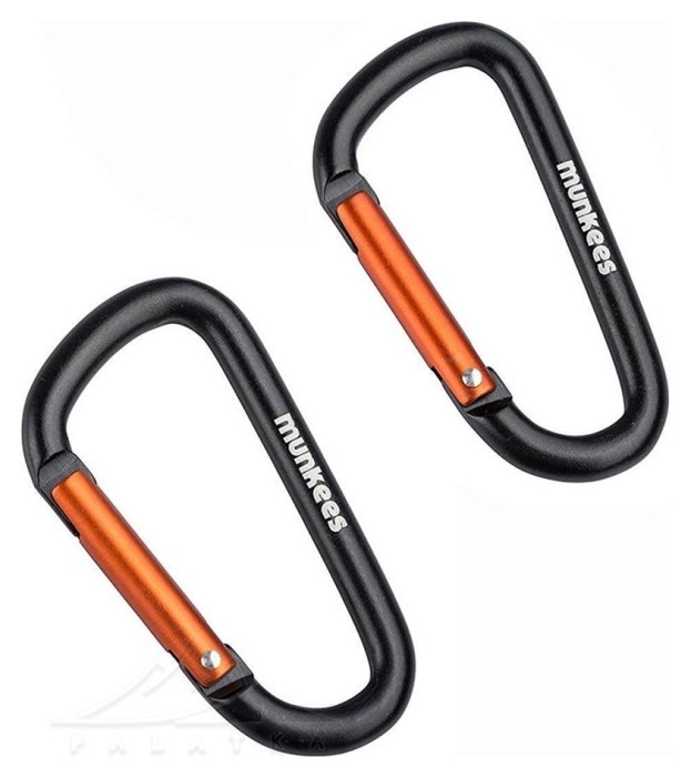 Munkees 3206 карабин D 6 мм x 60 мм (пара) black