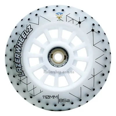 Сяючі колеса FE Lazerwheelz Sparkle 110 мм білі