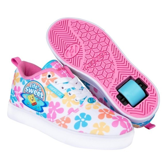 Роликові кросівки Heelys X SpongeBob Pro 20 HES10490 White Pink Blue