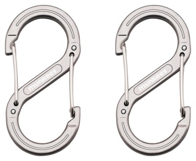 Munkees 3276 карабін Forged S 6 mm x 60 mm (пара) grey