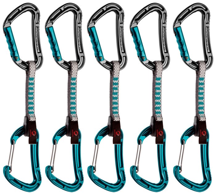 Карабины и оттяжки Mammut (2040-01651) 5er Pack Bionic Express Sets 2021
