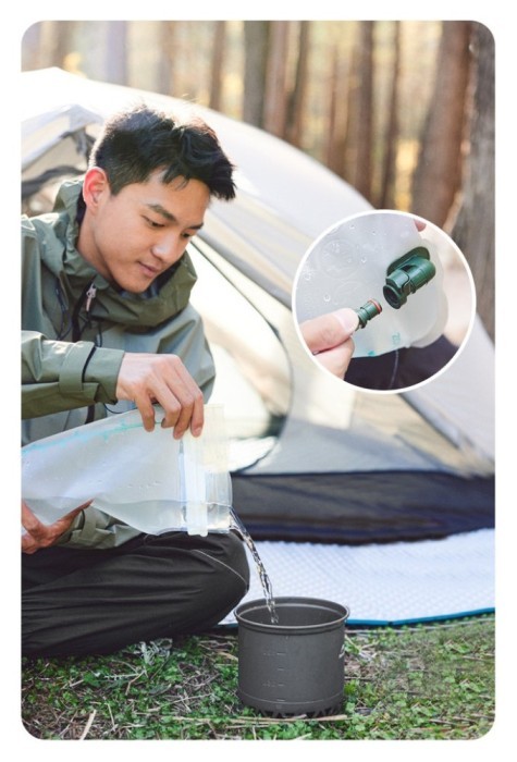 Питна система (гідратор) Naturehike CNK2450CF011, 1.5л. прозора, укр, укр