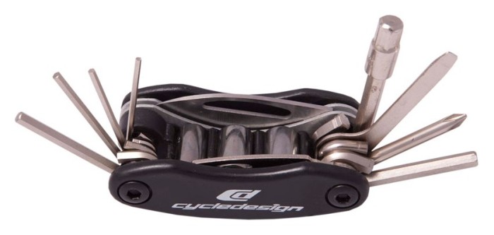 Ключі комплект для велосипедів Cycledesign MULTI+ Black/nickel (TO1601)
