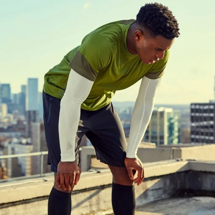 Компрессионные рукава ADIDAS белые S/M ADSL-13023WH
