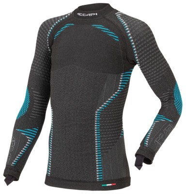 Термофутболка з довгим рукавом дитяча Accapi Ergoracing, Black/Anthracite, XS