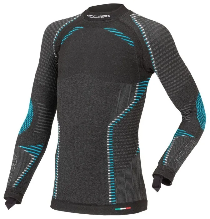 Термофутболка з довгим рукавом дитяча Accapi Ergoracing, Black/Anthracite, XS
