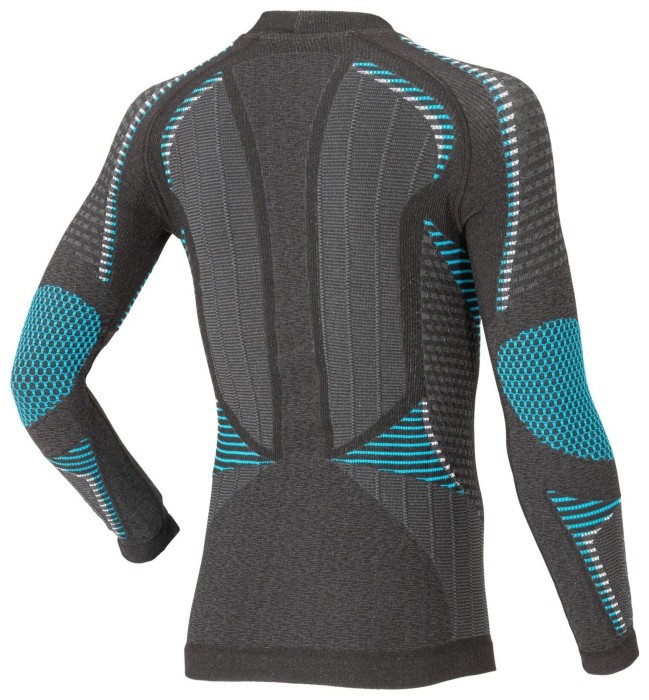 Термофутболка з довгим рукавом дитяча Accapi Ergoracing, Black/Anthracite, XS
