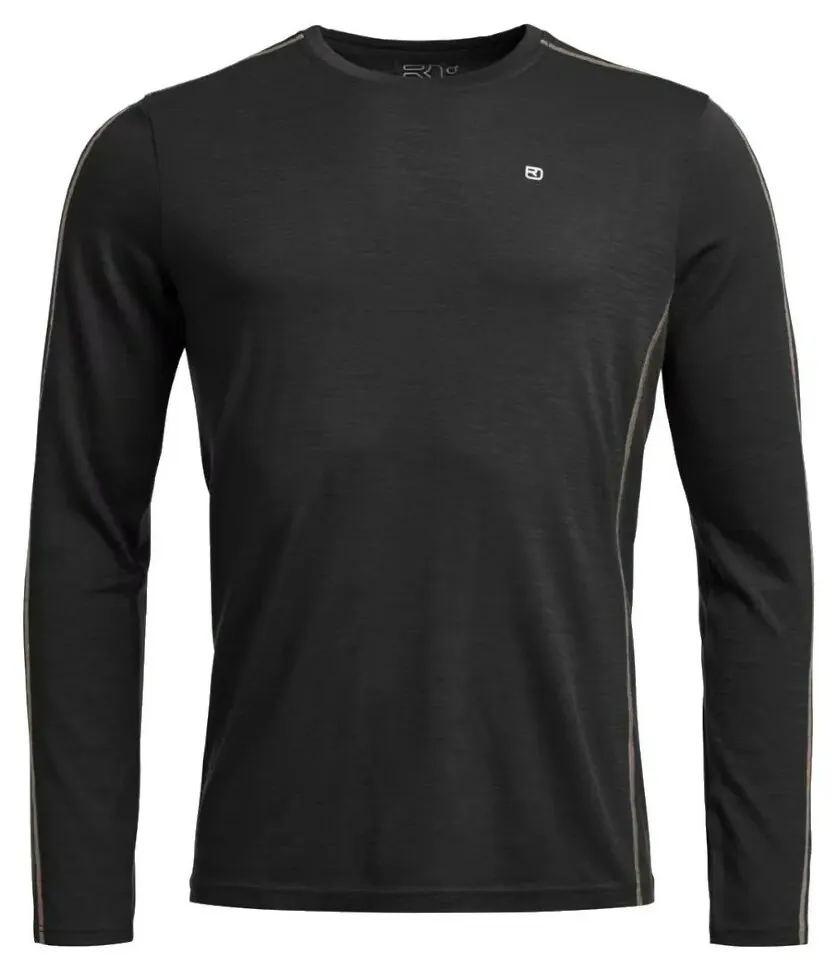 Термофутболка Ortovox 185 Rock'n'Wool Long Sleeve Mns (L Black Raven)