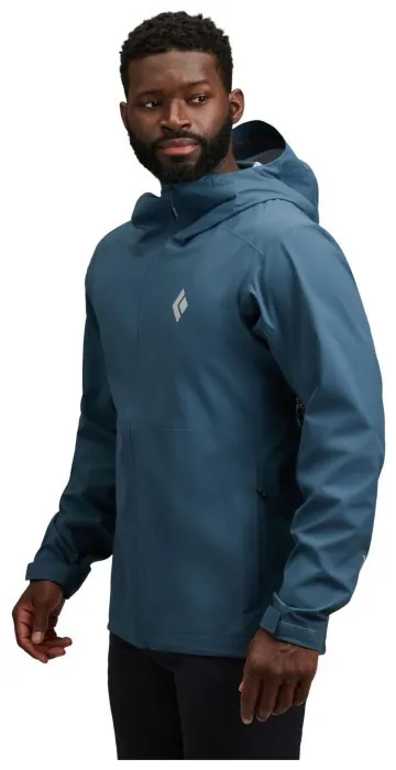 Куртка чоловіча мембранна Black Diamond M Strataline Stretch Shell, Midnight Blue