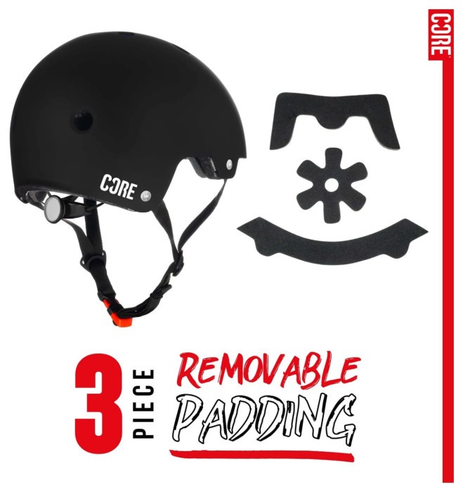 Core Action Sports Шолом Helmet S/M-size Black 55-58cm
