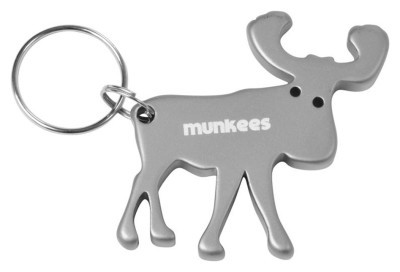 Munkees 3473 брелок-открывалка Moose grey