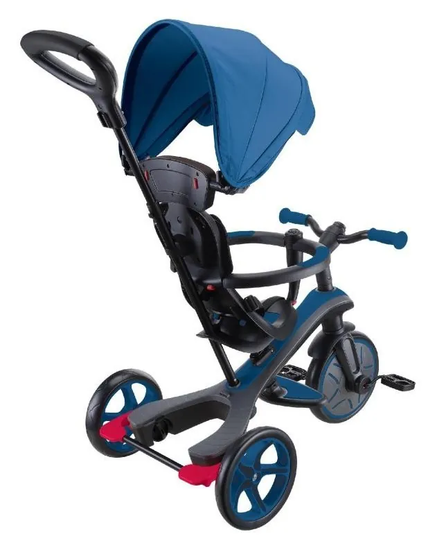 Велосипед дитячий GLOBBER серії EXPLORER TRIKE 4в1, синій, до 20кг, 3 колеса (DWT_634-100)